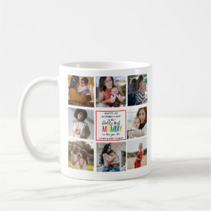 World's Best Mummy 1st Mother's Day Photo Collage Coffee Mug