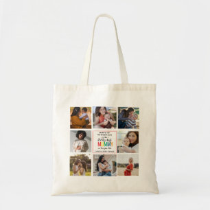 World's Best Mummy 1st Mother's Day Photo Collage Tote Bag