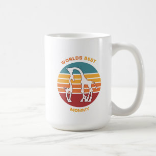 Worlds Best Mummy, Giraffes Coffee Mug