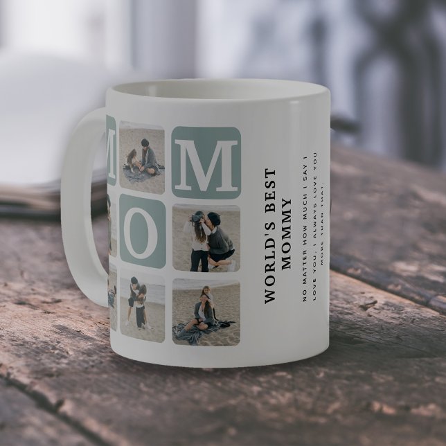 World's Best Mummy' Photo Collage Coffee Mug (Creator Uploaded)