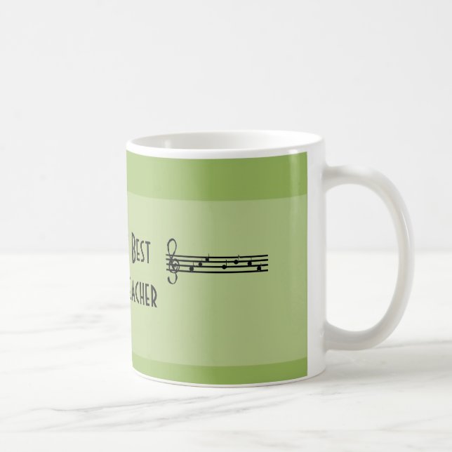 World's Best Music Teacher Coffee Mug (Right)