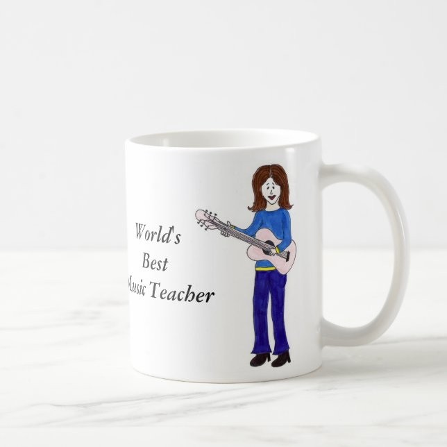 World's Best Music Teacher Coffee Mug (Right)