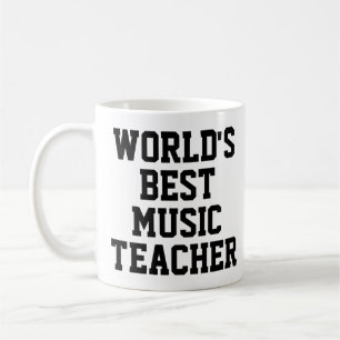World's Best Music Teacher Gift Mug