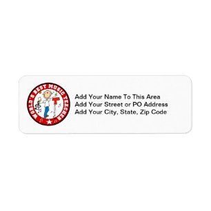 World's Best Music Teacher Return Address Label