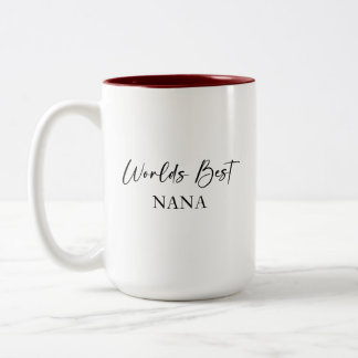 World's Best Nana & Most Loved Personalised Mug