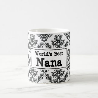 World's Best Nana Mug -  Damask Style