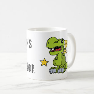 Worlds Best Neighbour, Dinosaur, Funny, Cute Coffee Mug