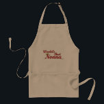 World's Best Nonna Standard Apron<br><div class="desc">The text on this design reads: "World's Greatest Nonna". There is a tilted crown on the word "Nonna". This design makes an ideal gift for grandma for any occasion. Don't forget her on Mother's Day!</div>