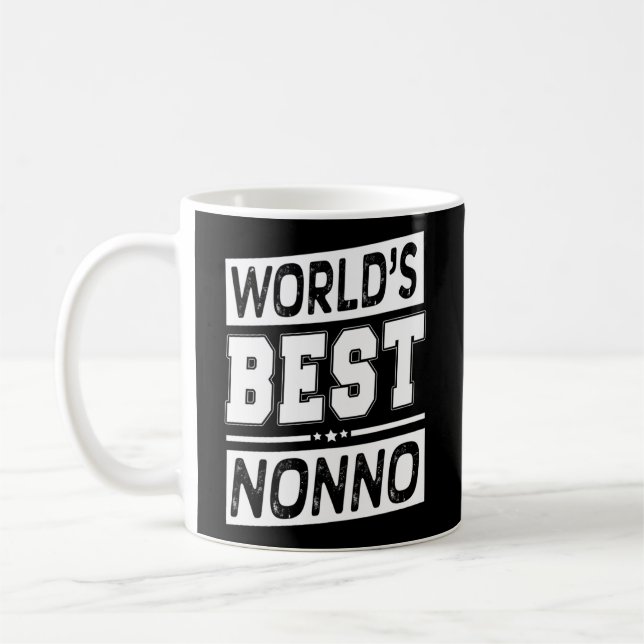 World'S Best Nonno Father'S Day Grandpa Coffee Mug (Left)