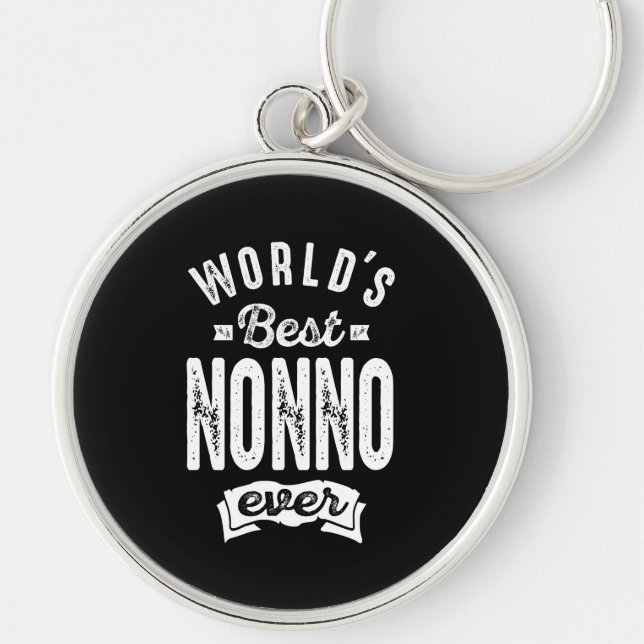 World's Best Nonno Key Ring (Front)