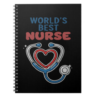 World's Best Nurse Appreciation Gift | Cute Stetho Notebook