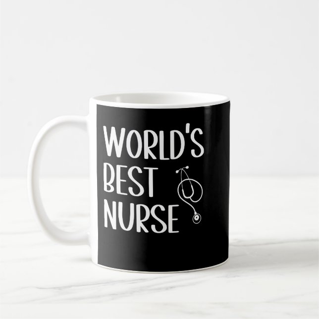 Worlds Best Nurse Coffee Mug (Left)