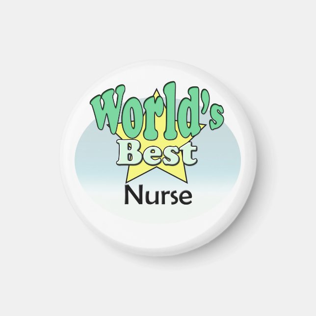 World's Best Nurse Magnet (Front)