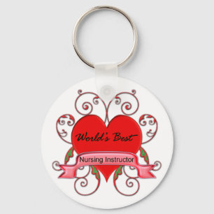 World's Best Nursing Instructor Key Ring