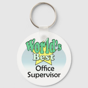 World's Best Office Supervisor Key Ring