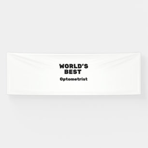 World's Best Optometrist Banner