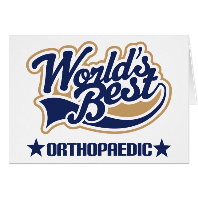 Worlds Best Orthopaedic (Front Horizontal)