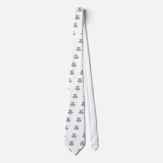 Worlds Best Orthopaedic Surgeon Tie (Front)