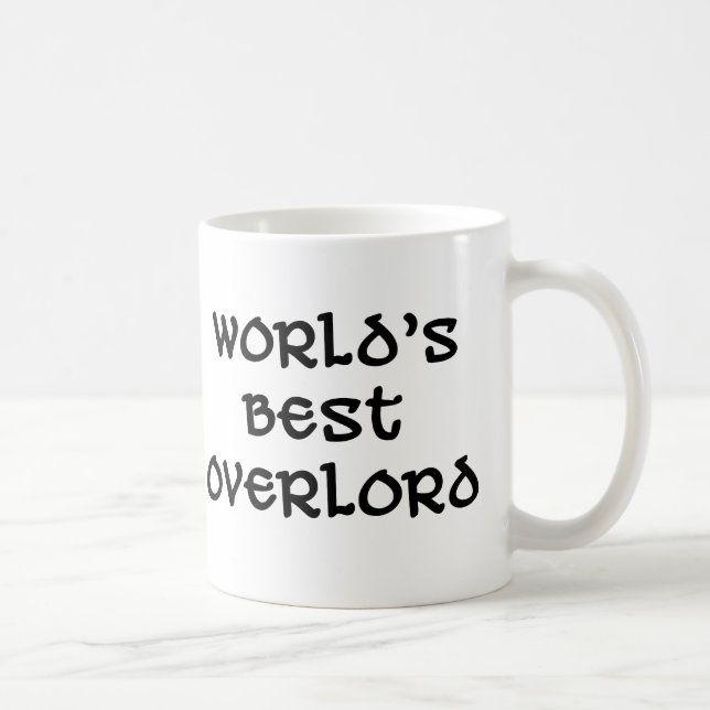 World's Best Overlord Coffee Mug (Right)
