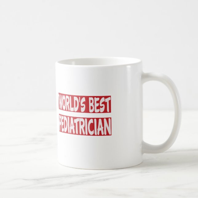 World's Best Paediatrician. Coffee Mug (Right)