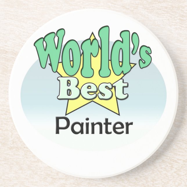 World's best Painter Coaster (Front)