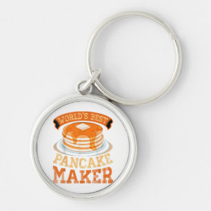 World's Best Pancake Maker - Funny Pancake Maker Key Ring