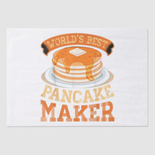 World's Best Pancake Maker - Funny Pancake Maker Tissue Paper