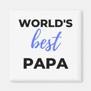 World's Best Papa bl Magnet