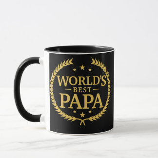 World's Best Papa Greatest Ever Award Mug