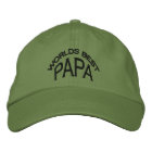 World's Best Papa Hat (dark letters)