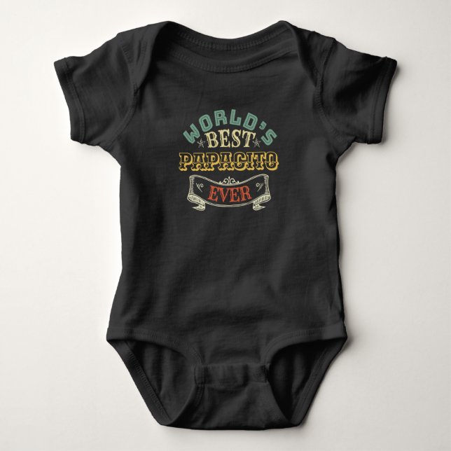 WORLDS BEST PAPAW EVER BABY BODYSUIT (Front)