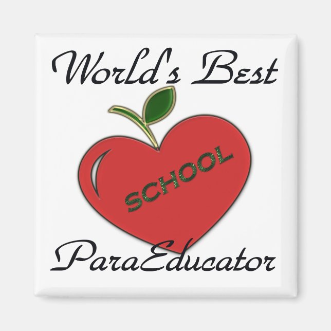 World's Best ParaEducator Magnet (Front)