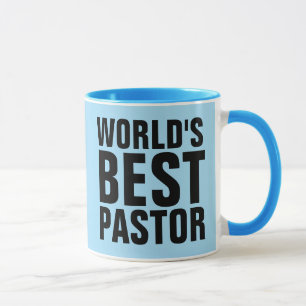 WORLD'S BEST PASTOR COFFEE MUGS