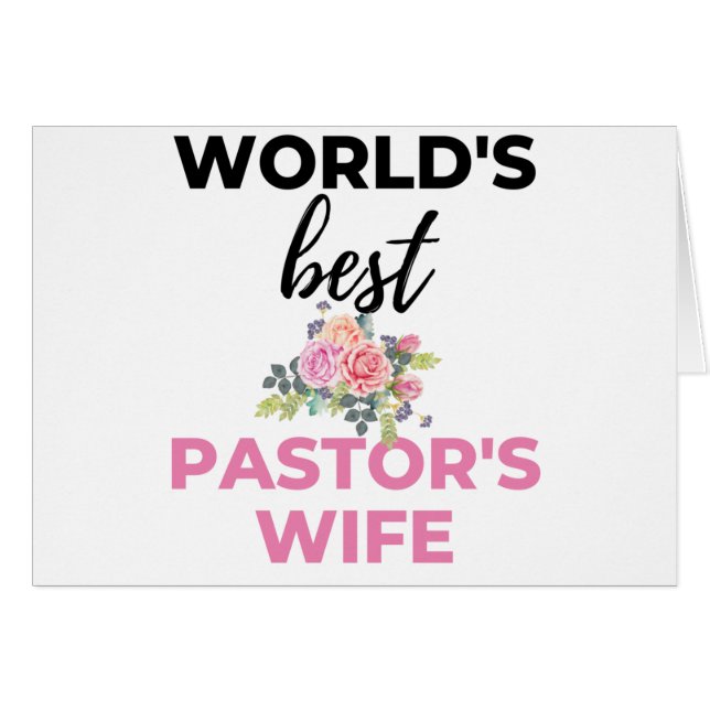 World's Best Pastor's Wife bl (Front Horizontal)