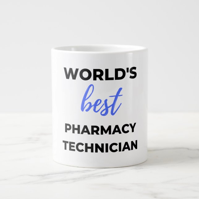 World's Best Pharmacy Technician 2 Large Coffee Mug (Front)