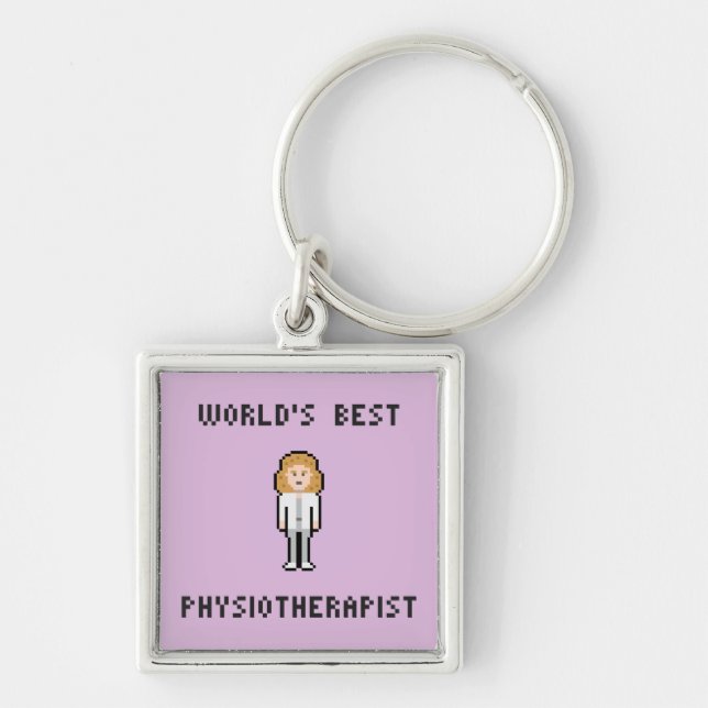 World's Best Physiotherapist Keychain (Front)