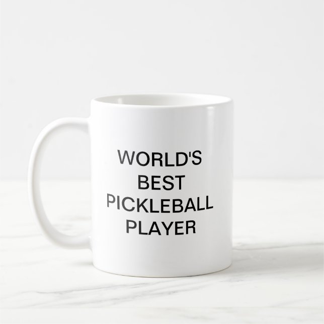 World's best Pickleball player coffee mug (Left)