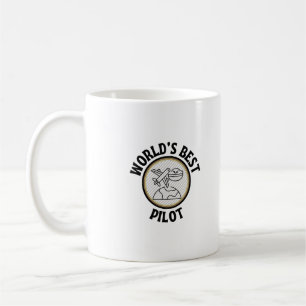 world's best pilot coffee mug