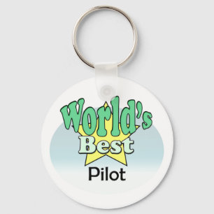 World's Best Pilot Key Ring