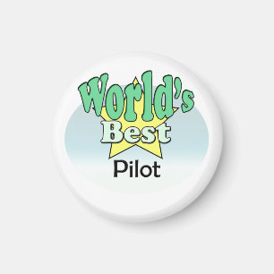 World's Best Pilot Magnet