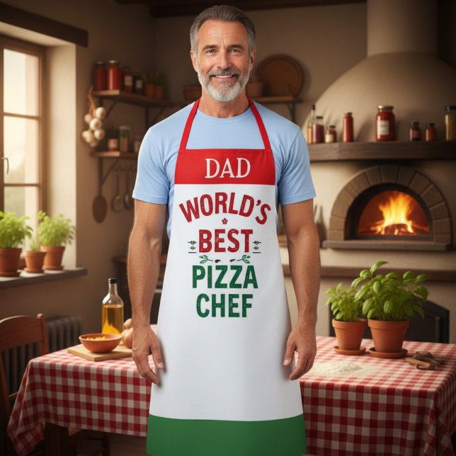 World's Best Pizza Chef - personalised Apron (Creator Uploaded)