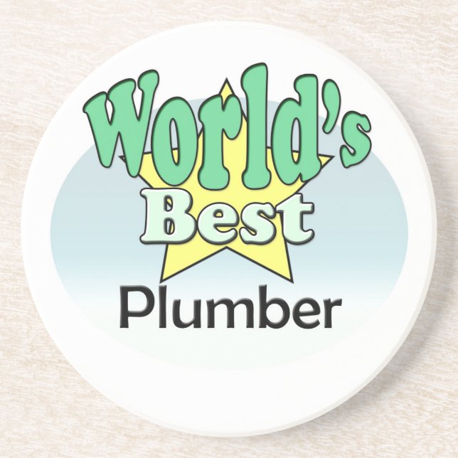 World's best Plumber Coaster (Front)