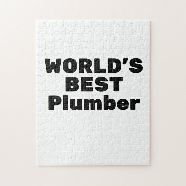 World's best Plumber Jigsaw Puzzle (Vertical)