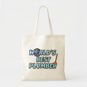 World's best Plumber T-shirt Tote Bag