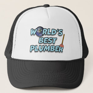 World's best Plumber T-shirt Trucker Hat