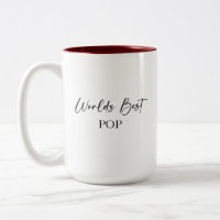World's Best Pop & Most Loved Personalised Mug