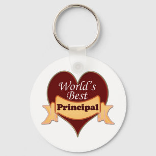 World's Best Principal Key Ring
