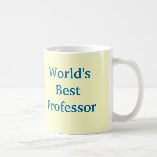 World's Best Professor mug (Right)
