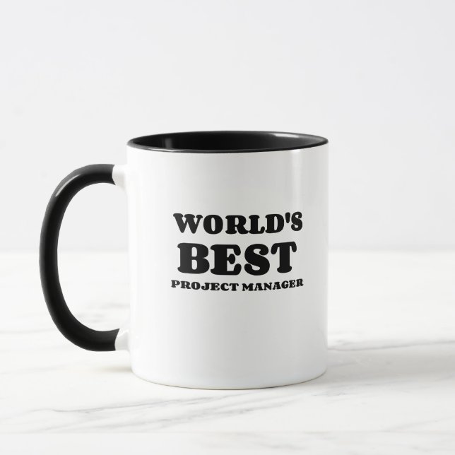 WORLD'S BEST PROJECT MANAGER MUG (Left)