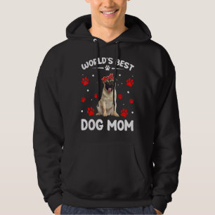 World's Best Pug Dog Mum Funny Mother's Day Hoodie